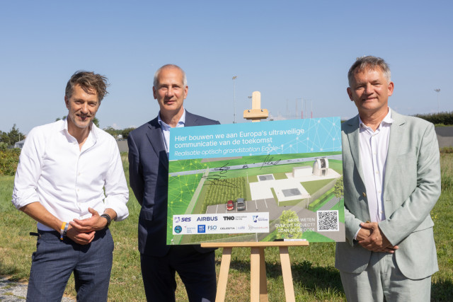 SES, Airbus and Dutch Municipality of Noordwijk to Build Satellite Optical Ground Station for EAGLE-1