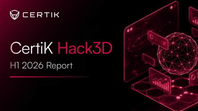 CertiK Hack3D 보고서: 2026년 상반기 Web3 피해액 13억달러 돌파… 실제 위험 수준 전년 동기 대비 증가